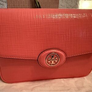 Tory Burch Coral Clutch